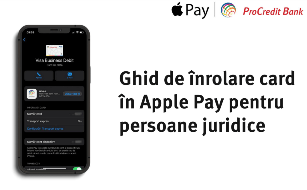 Apple Pay Persoane Juridice