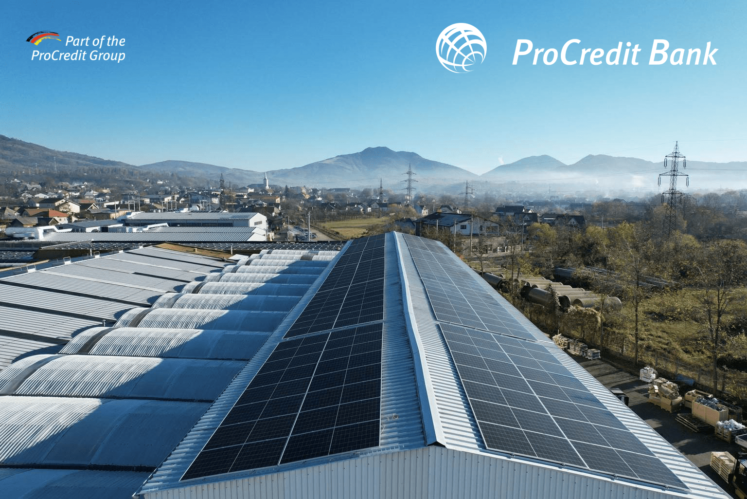 ProCredit Bank România a finalizat cu succes acordarea finanțării în valoare de 3,15 milioane de Euro Grupului nextE pentru construirea unei centrale fotovoltaice de 7.4 MWp